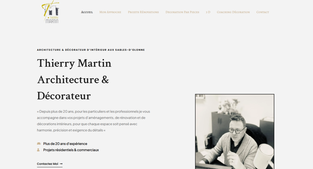 Site internet – Thierry Martin